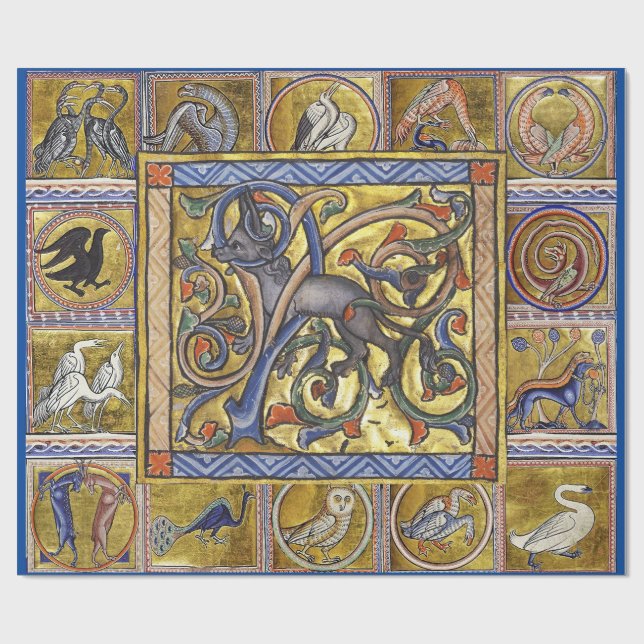 KONSTIG MEDIEVAL BESTIARY, ANTELOP FANTASTIC DJUR PRESENTPAPPER (Platt)