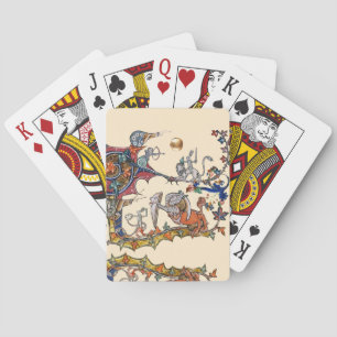 KONSTIG MEDIEVAL BESTIARY KRIG Snigel ,Killer Rabb Casinokort
