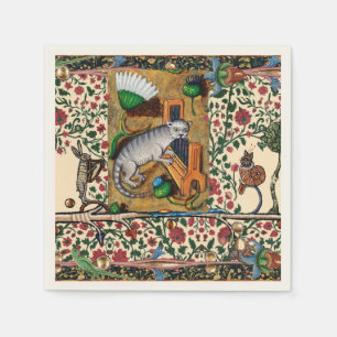 KONSTIG MEDIEVAL BESTIARY MUSIC,CAT PLAYCHAN ORGAN PAPPERSSERVETT
