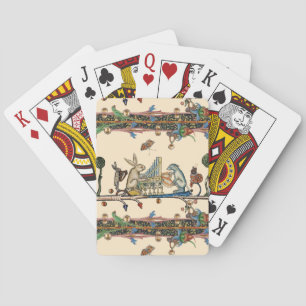 KONSTIG MEDIEVAL BESTIARY SKAPAR MUSIC,Rabbit, Hun Casinokort