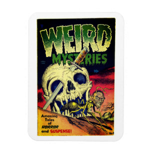 KONSTIG MYSTERIES Tecknad Magnet