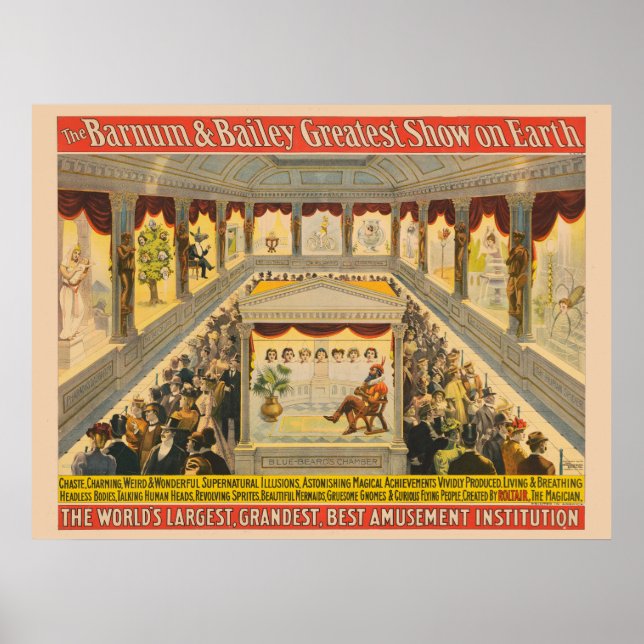 Konstig och underbara supernaturliga föreställning poster (Framsidan)