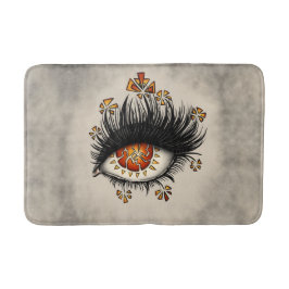 Konstig Öga i Lava Digital Art Badrumsmatta