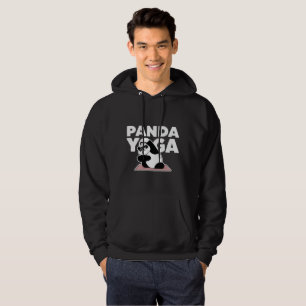 konstig panda yoga hoodie
