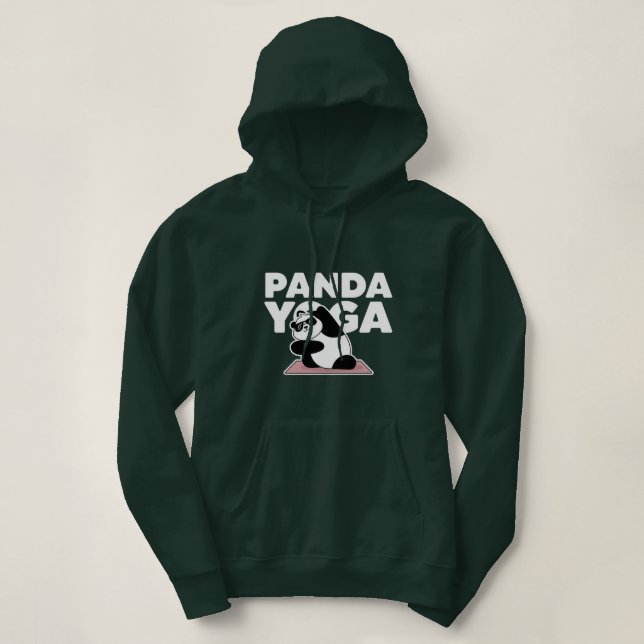 konstig panda yoga t shirt (Design framsida)