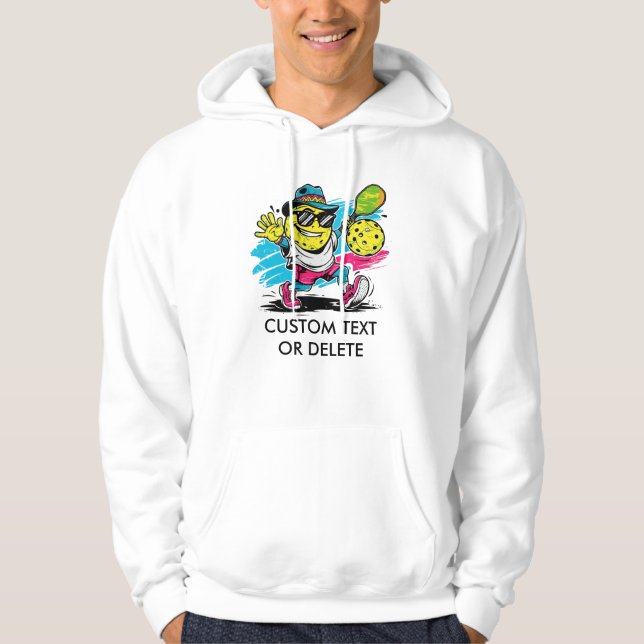 konstig pickleball hoodie (Framsida)