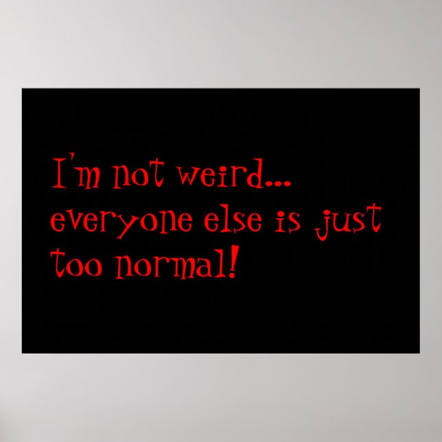 konstig poster (Framsidan)