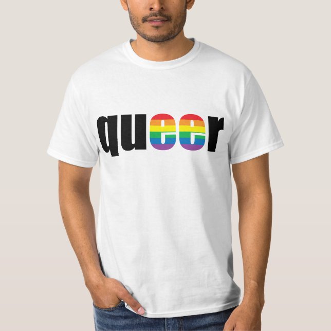 Konstig pride värderar T-tröja T-shirt (Framsida)