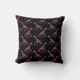 Konstig Psychedelic Giraffe Kudde
