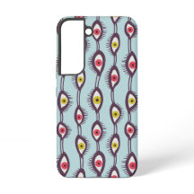 Konstig Psychedelic Groovy Hippie Öga Mönster