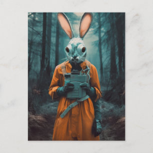 Konstig Rabbit Vykort