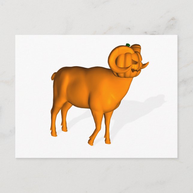 Konstig Ram För Halloween Vykort (Framsida)