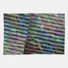 Konstig, rep och färgad, med urklipp kökshandduk