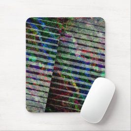 Konstig, rep och färgad, med urklipp musmatta