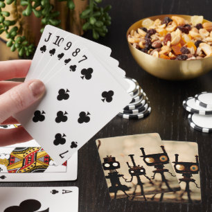 Konstig Robot Ants Spelkort