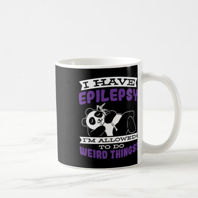 Konstig Sak får göra epilepsimedvetande Kaffemugg (Höger)