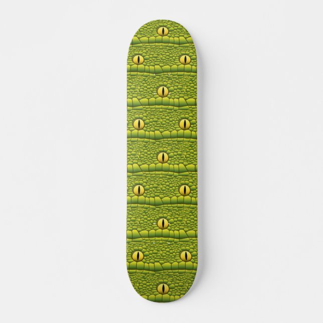 Konstig Snake Älskare Reptile Ögon Skin Mönster Mini Skateboard Bräda 18,5 Cm (Framsida)