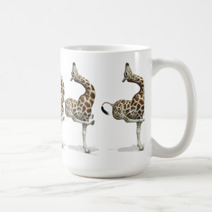 Konstig Sportive Giraffe Kaffemugg