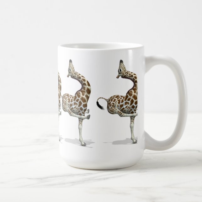 Konstig Sportive Giraffe Kaffemugg (Höger)