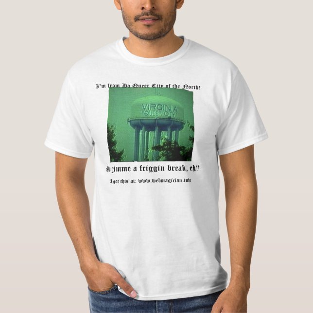 Konstig stadsT-tröja T-shirt (Framsida)