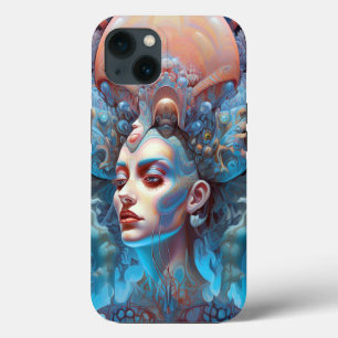 Konstig Surreal Alien Woman Art