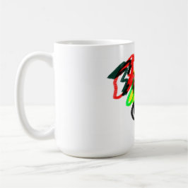 konstig svart katthösttid kaffemugg