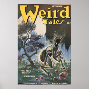 Konstig Tales Jazz Satyr Poster