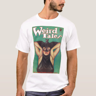 Konstig Tales Magasin Kvinna Klädd Som en Fladderm T Shirt
