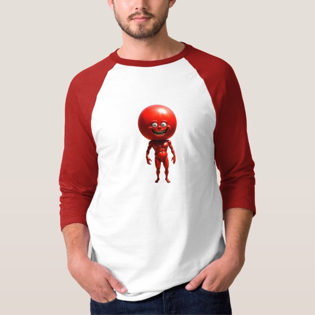 Konstig Tomato Man T-Shirt (Framsida)