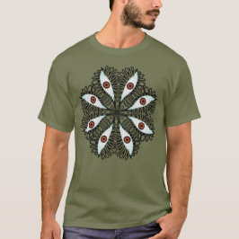 Konstig Trippy Evil Ögon T Shirt