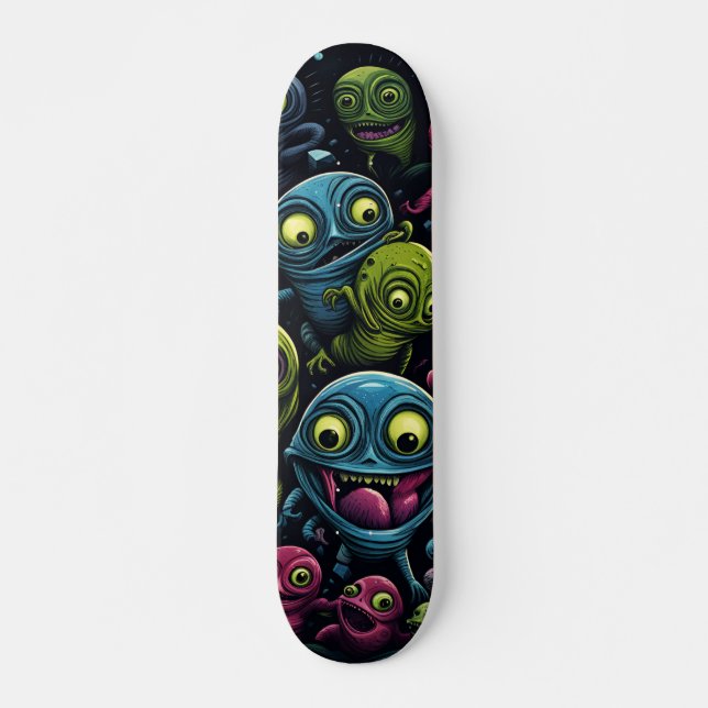 konstig tur för kärlek mini skateboard bräda 18,5 cm (Framsida)