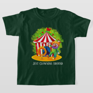 konstig, unisex-ungar, clown cirkus t shirt