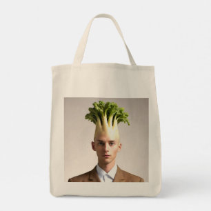 Konstig Vegetable Killen Tote Bag Tygkasse