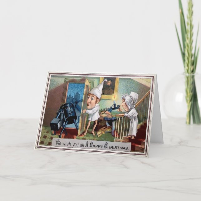 Konstig Viktorian-julkort Helgkort (Framsida)