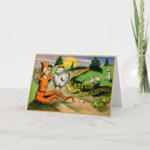 Konstig Vintage Påsk-kort