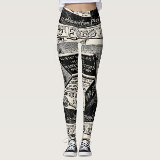 Konstig vintagepotatisannons leggings