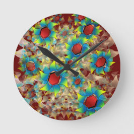 Konstig virtuella blommor, blåaktiga petaler på mö rund klocka