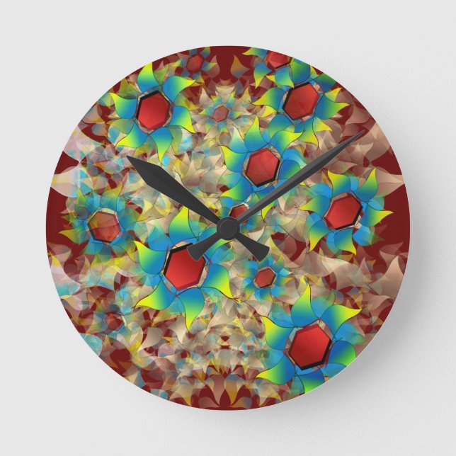 Konstig virtuella blommor, blåaktiga petaler på mö rund klocka (Framsida)