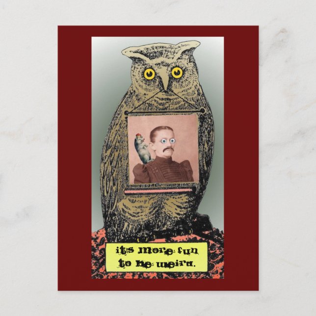 "Konstig" vykort (Framsida)