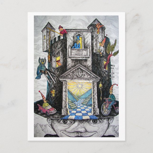 konstig vykort (Framsida)