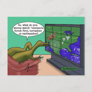 Konstig Weather Dinosaurs vykort 2