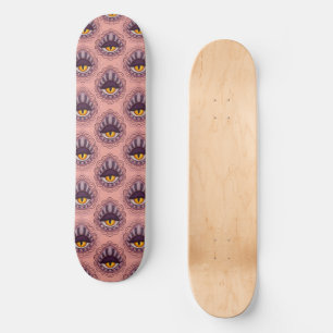 Konstig Whimsical Spooky Öga Mini Skateboard Bräda 18,5 Cm