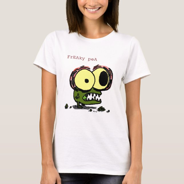 Konstiga ärttröjor t shirt (Framsida)