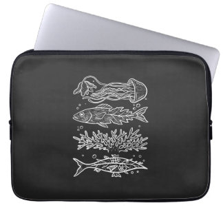 Konstiga Djuphavsfiskar Laptop Fodral