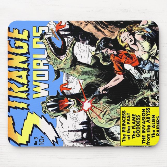 Konstiga världar #3 musmatta (Framsidan)