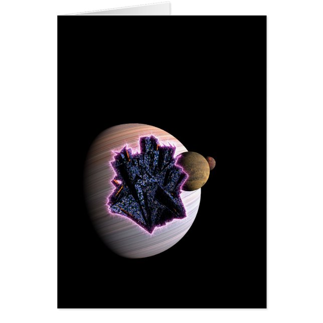 konstiga världar hälsningskort (Framsidan)