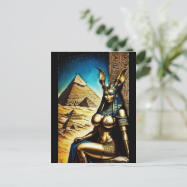 KonstigEgypten 3 Vykort (Stående Fram)