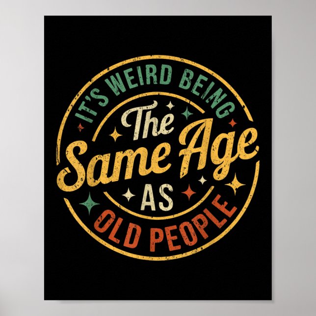 Konstigen är densamma som den gamla pensionären V Poster (Framsidan)