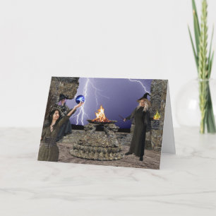 Konstigen Sisters kastar en stavning Kort