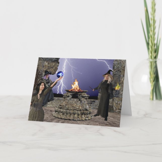 Konstigen Sisters kastar en stavning Kort (Framsida)